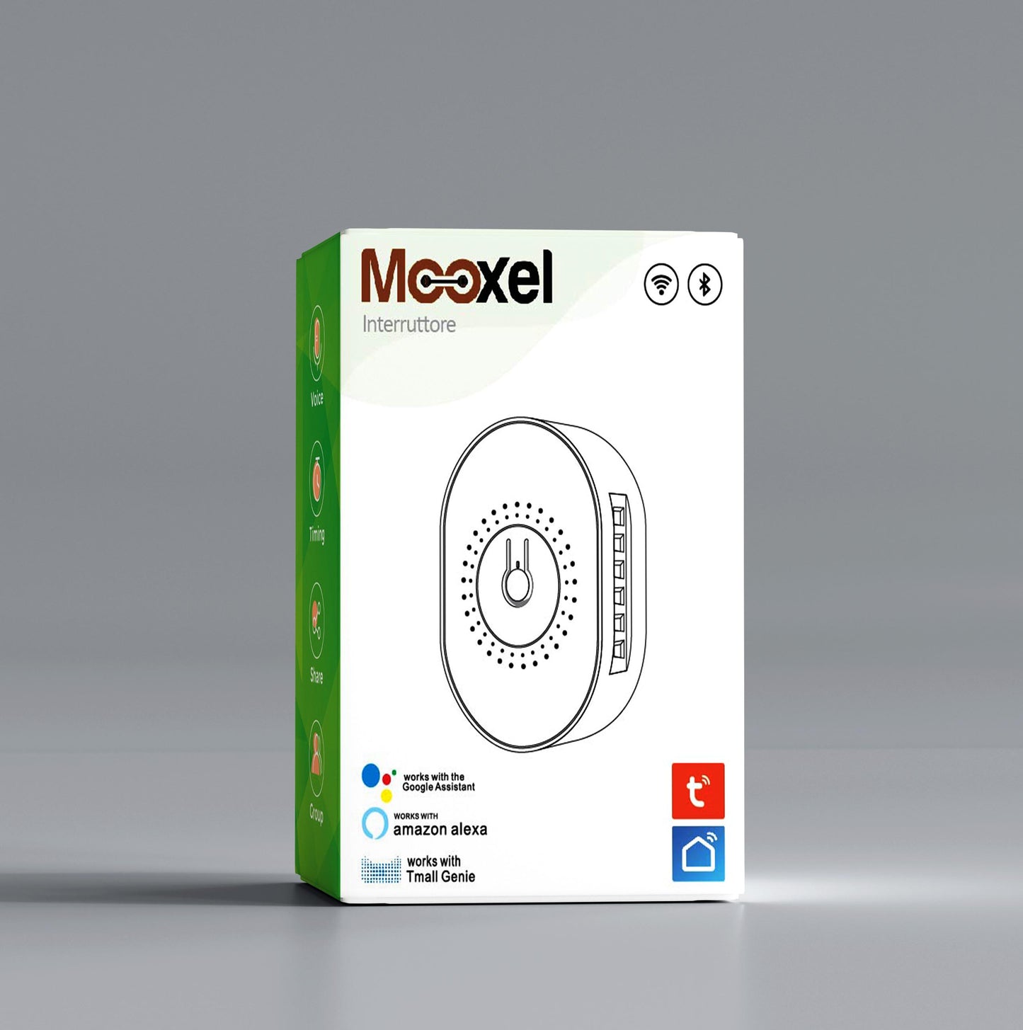 Smart switch interruttore a 2 canali senza neutro e condensatore SSMZ2-001